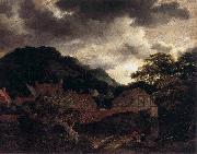 Jacob Isaacksz. van Ruisdael, Village at the Wood's Edge